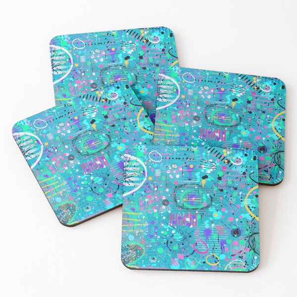 Item preview, Ocean Bubbles: Maximalist Abstract  designed and sold by DanielleGensler.