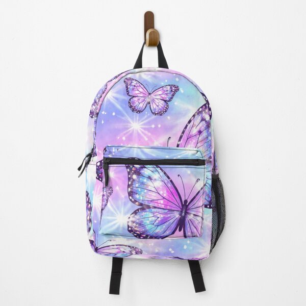 Item preview, Purple Blue Butterfly Sparkle Pattern designed and sold by SassyArtistry.