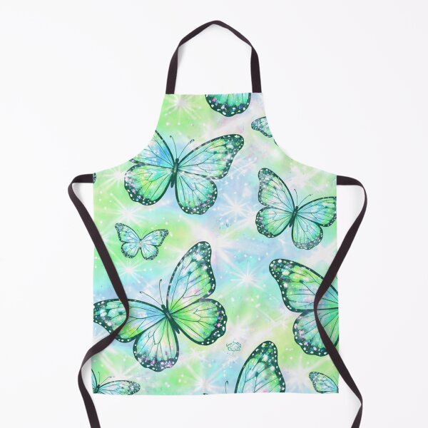 Item preview, Green Mint Butterfly Sparkle Pattern designed and sold by SassyArtistry.