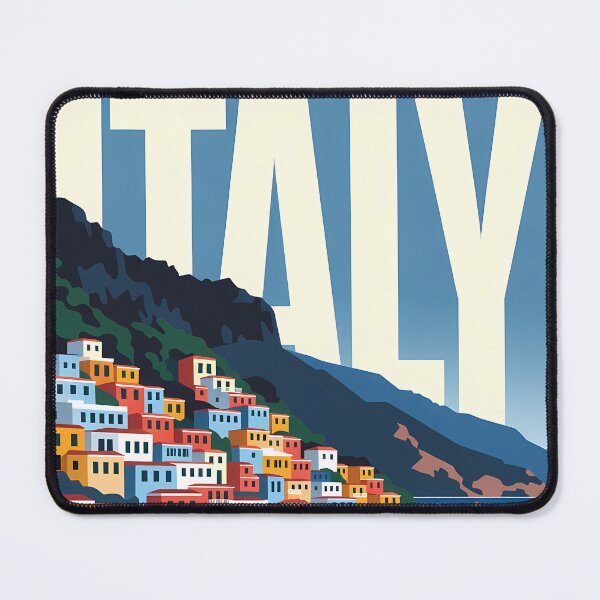 Item preview, Italy Travel – Amalfi Coast Vintage Art designed and sold by Atlas Poster Co..