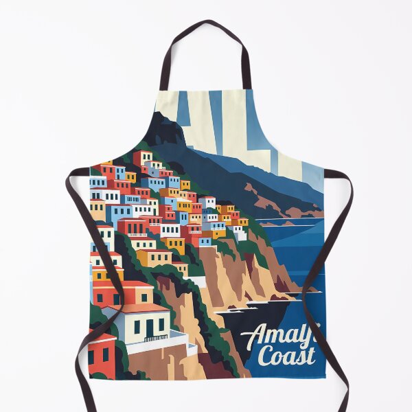 Item preview, Italy Travel – Amalfi Coast Vintage Art designed and sold by Atlas Poster Co..