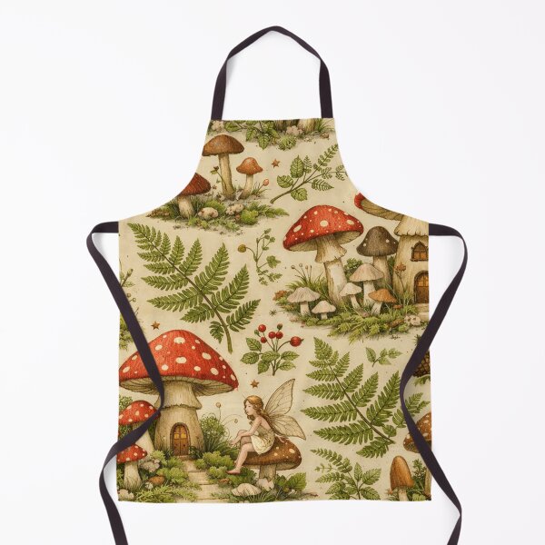 Item preview, Fairy Mushroom Forest Cottage Pattern designed and sold by SassyArtistry.