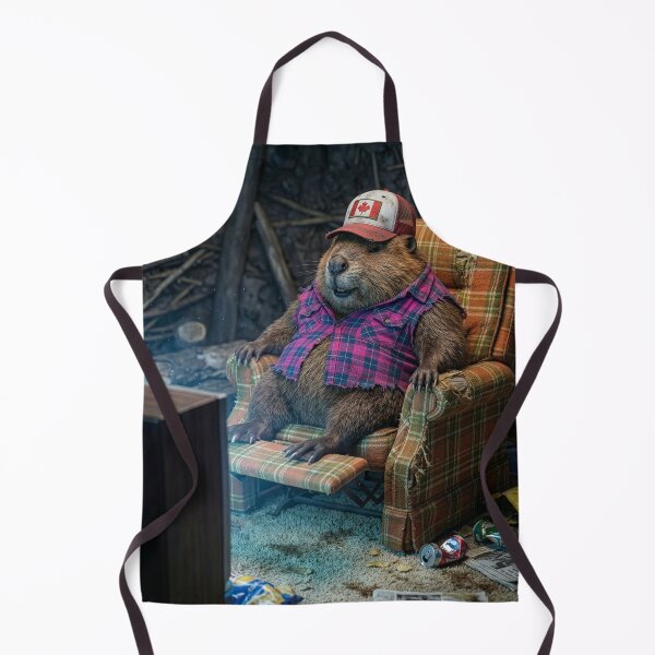 Item preview, Canadian Beaver Watches Television in His Lodge designed and sold by Tridentulus.