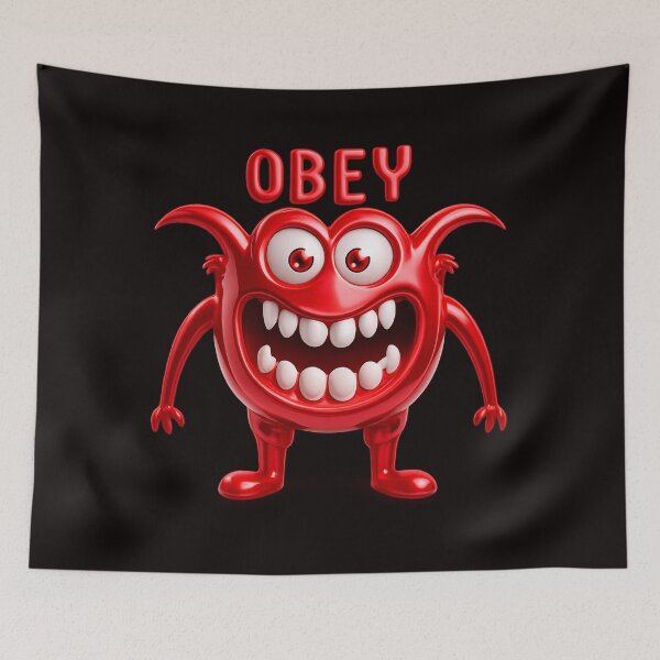 Artikelvorschau, Gehorche Cartoon Monster Grafik entworfen und verkauft von DesignsMjB.