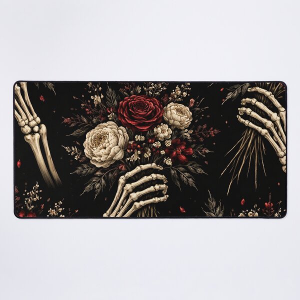 Item preview, Gothic Skeleton Hands and Roses designed and sold by SassyArtistry.