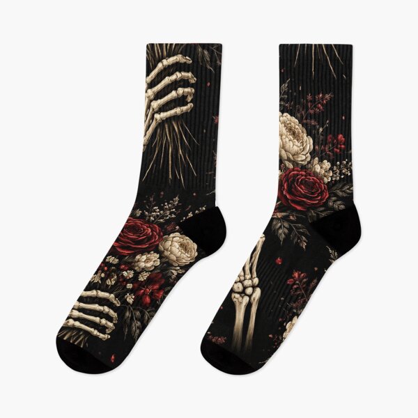 Item preview, Gothic Skeleton Hands and Roses designed and sold by SassyArtistry.