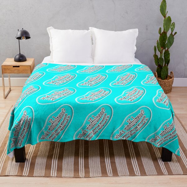 Item preview, What’s mindfulness? I wasn’t paying attention: light blue background designed and sold by mntimg.