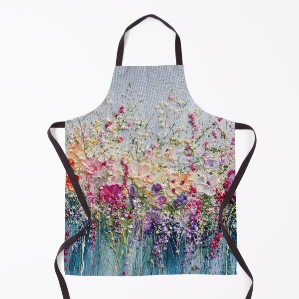 Item preview, "Blush Meadow" Textured Pink and Purple Wildflower Garden designed and sold by Rocky Mountain Artistry.