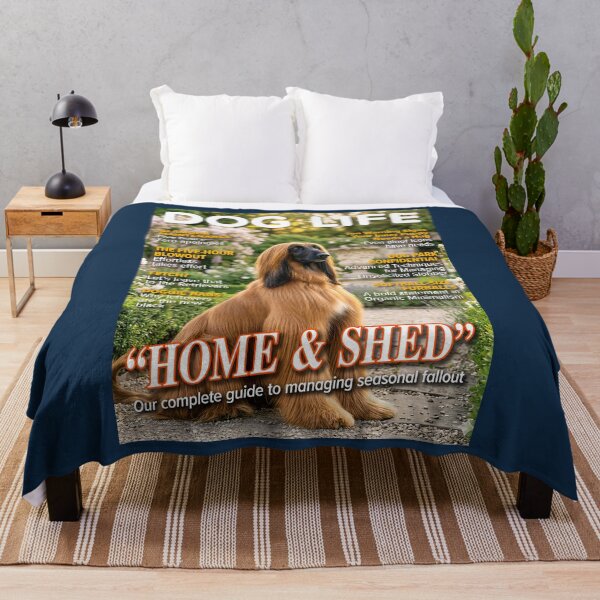 Item preview, HOME & SHED: Afghan Hound Dog Life Magazine Cover designed and sold by FrancophileFun.