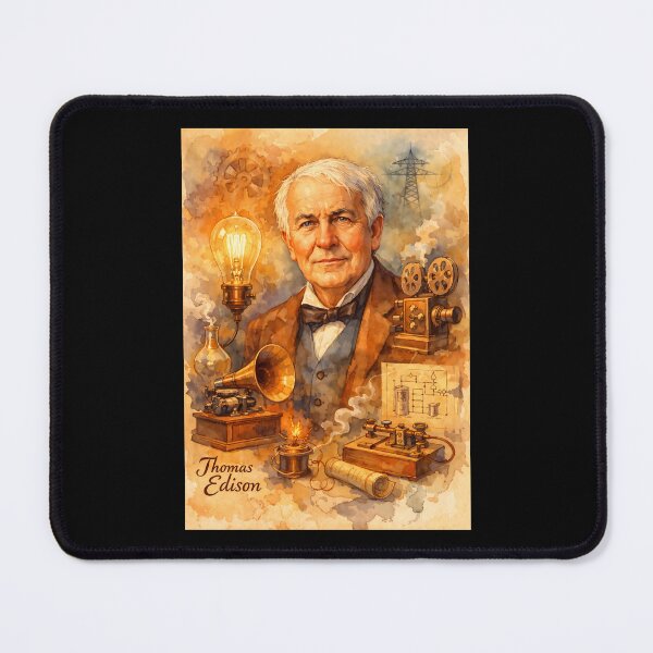Item preview, Thomas Edison designed and sold by Sarcastic designs.