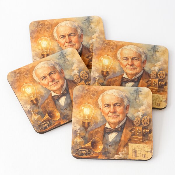 Item preview, Thomas Edison designed and sold by Sarcastic designs.