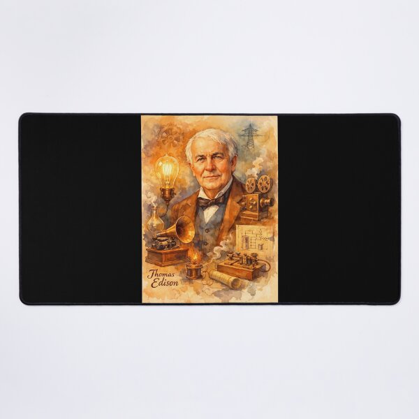 Item preview, Thomas Edison designed and sold by Sarcastic designs.