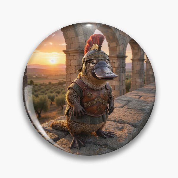 Item preview, Nothing Gets Past This Roman Platypus Centurion designed and sold by Tridentulus.