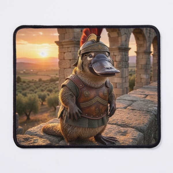 Item preview, Nothing Gets Past This Roman Platypus Centurion designed and sold by Tridentulus.