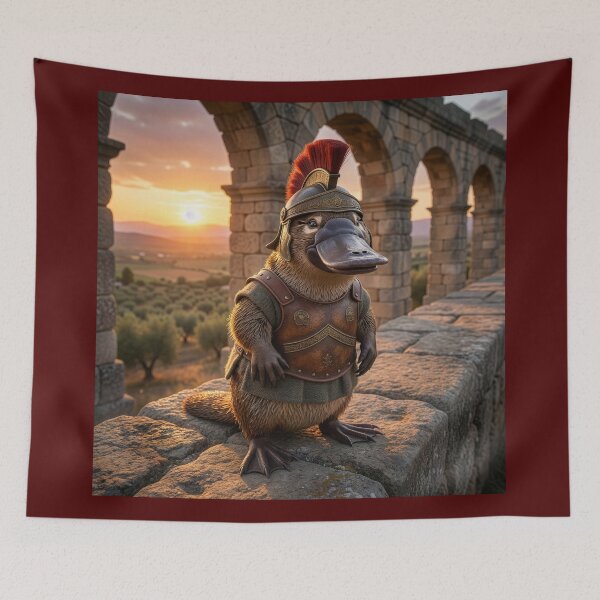Item preview, Nothing Gets Past This Roman Platypus Centurion designed and sold by Tridentulus.