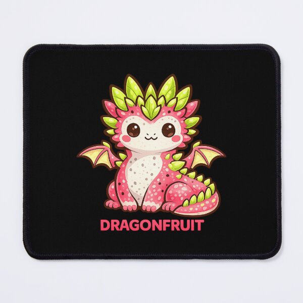 Item preview, Dragonfruit Dragon — Cute Kawaii Fruit Hybrid designed and sold by DreamMachine69.