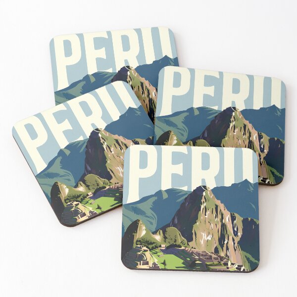 Item preview, Peru Travel – Machu Picchu Vintage Art designed and sold by Atlas Poster Co..