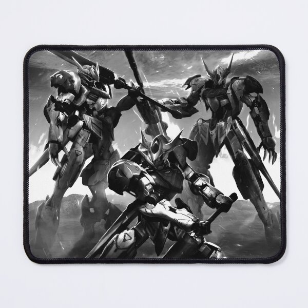 Item preview, black white Barbatos lupus Gundam tekkadan on mars full team designed and sold by sabartgunpla.