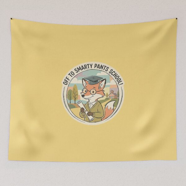 Item preview, Smart Little Fox Vintage 1960s Illustration Sticker designed and sold by VisualRotaStudio .