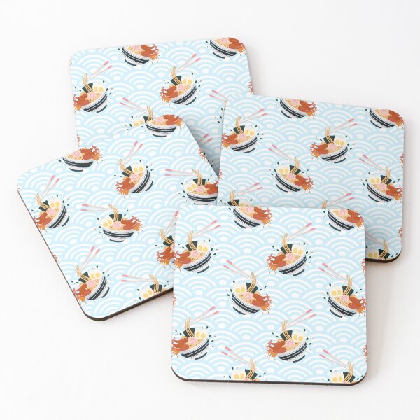 Item preview, Seigaiha Ramen Waves: A Japanese Noodle Feast designed and sold by Home Cyn Home.