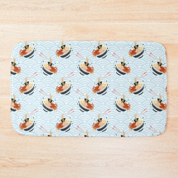 Item preview, Seigaiha Ramen Waves: A Japanese Noodle Feast designed and sold by Home Cyn Home.