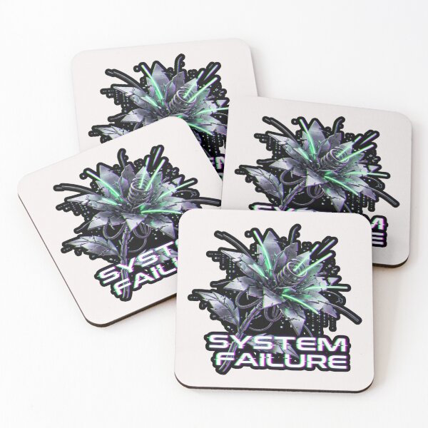 Item preview, Cyberpunk Glitch Mechanical Flower "System Failure" Y2K Graphic designed and sold by benjyjump.