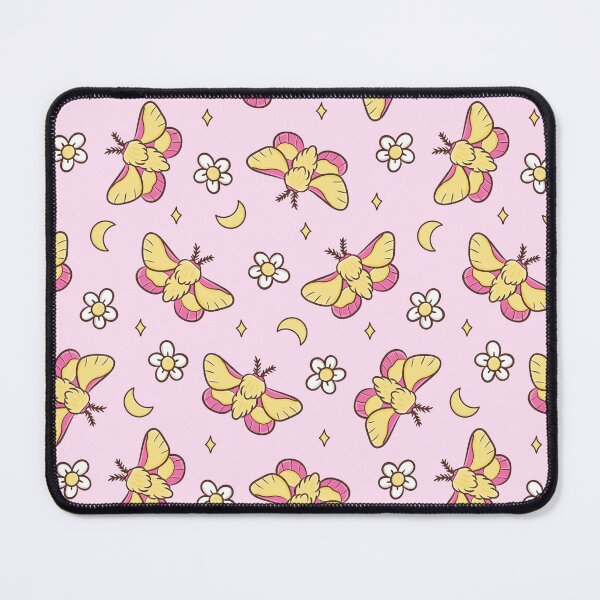 Item preview, Rosy Maple Moth Pink Pattern designed and sold by hbpatternco.