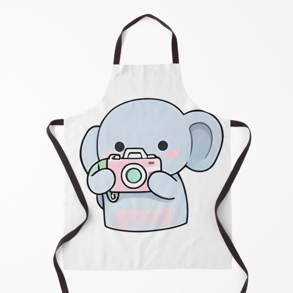 Item preview, Cute Elephant Photographer - Kawaii  Elephant with Pink Camera designed and sold by Trendora90.