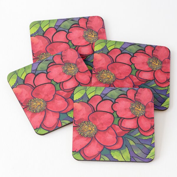 Item preview, Tsubaki Blossoms at the Turn of Winter designed and sold by Tokimaru63.