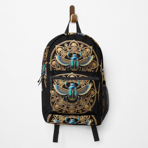 Item preview, Golden Scarab Mandala – Mystical Egyptian Art 4 designed and sold by AnadAA.