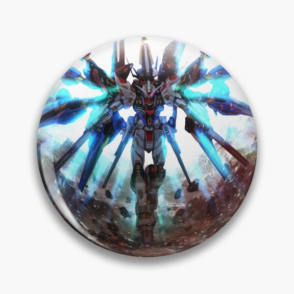 Item preview, Strike Freedom Gundam landing digital art designed and sold by sabartgunpla.