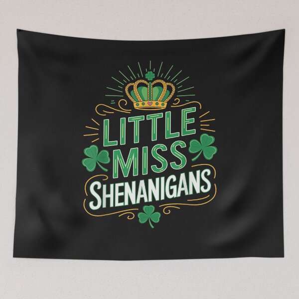 Item preview, Little Miss Shenanigans S And St Patricks Day designed and sold by LebsackEino.
