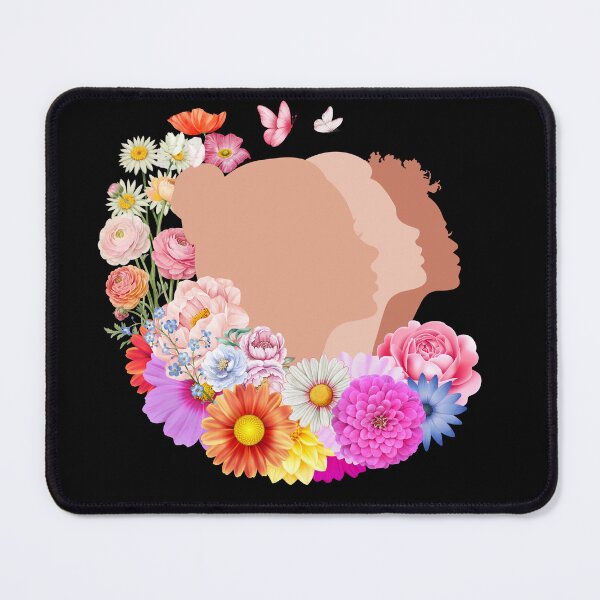 Item preview, International Women's Day March 8 Floral Women Silhouette – Empowerment Unity Feminist Gift Design designed and sold by Corvoria.