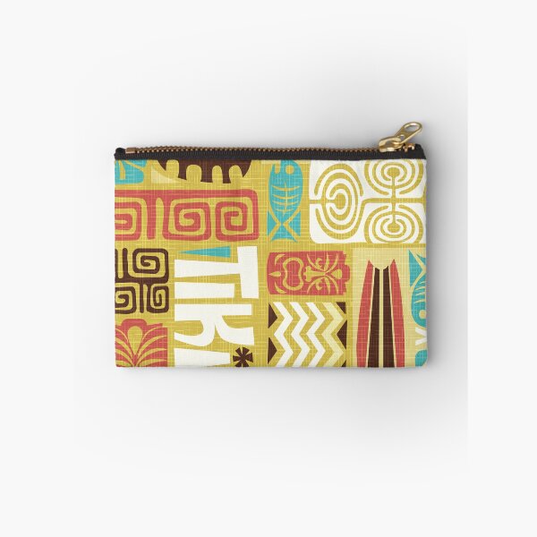 Item preview, Retro Hawaii Tiki Summer Colorful Tropical Tapa Print designed and sold by RetroMaggie.