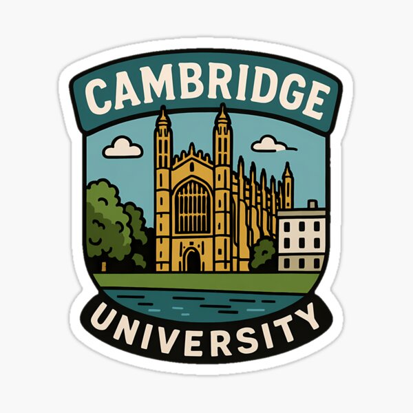 cambridge university Sticker