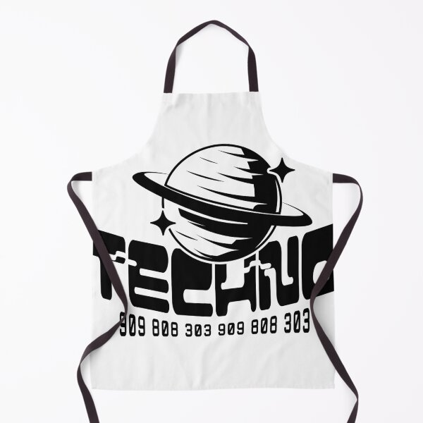 Item preview, TECHNO  - Ring Planet Tech (Black)  designed and sold by Discothreadz.
