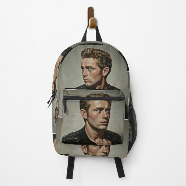 Item preview, The Rebel’s Many Faces: James Dean Quad-Panel Noir Impasto Portrait designed and sold by Art's Diner.