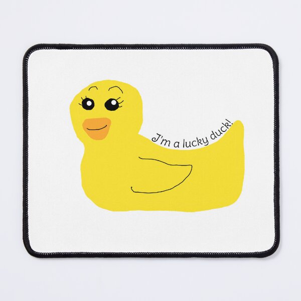 Item preview, Hand-drawn Digital Yellow Duck with Orange Beak designed and sold by CutesyArt8.