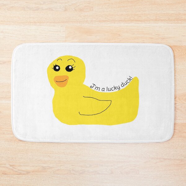 Item preview, Hand-drawn Digital Yellow Duck with Orange Beak designed and sold by CutesyArt8.