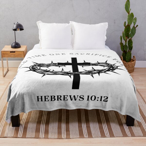 Item preview, Hebrews 10:12 - One Sacrifice For All Time Christian Design designed and sold by MoriaStore.