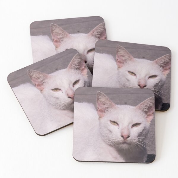 Item preview, 1st White Cat designed and sold by ROSE ANN BANILAR.
