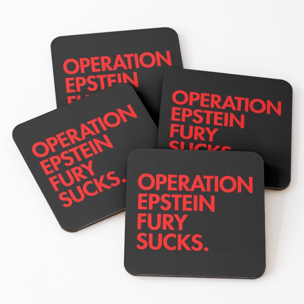 Item preview, OPERATION EPSTEIN FURY SUCKS (red) designed and sold by Thelittlelord.