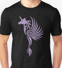 Gothic Purple Unicorn Unisex T-Shirt