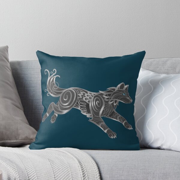 Item preview, Shimmering Silver Ghost Wolf designed and sold by BunnyThePainter.