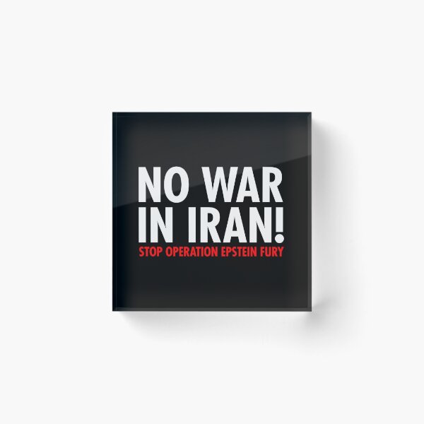 Item preview, No War in Iran - Stop Operation Epstein Files designed and sold by Thelittlelord.