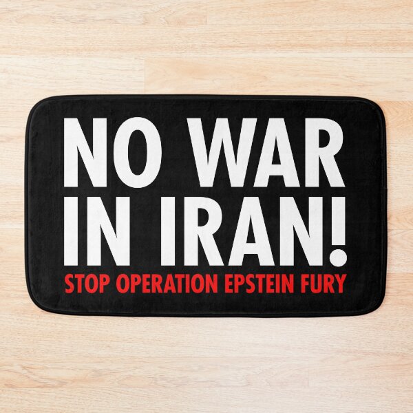 Item preview, No War in Iran - Stop Operation Epstein Files designed and sold by Thelittlelord.