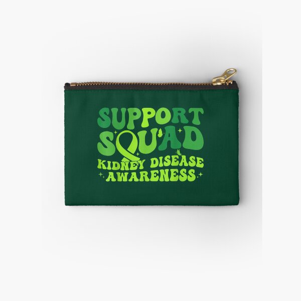 Item preview, Support Squad Green Ribbon Butterfly PKD Kidney Disease T-Shirt designed and sold by Mega Foo.