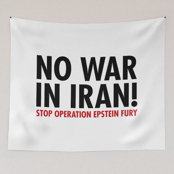 Item preview, No War in Iran - Stop Operation Epstein Files designed and sold by Thelittlelord.