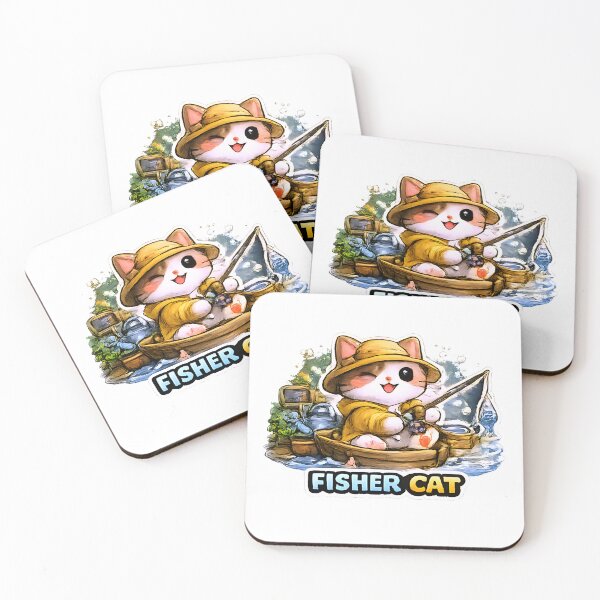 Item preview, Kawaii Cute Fisher Cat designed and sold by VictorySticker.