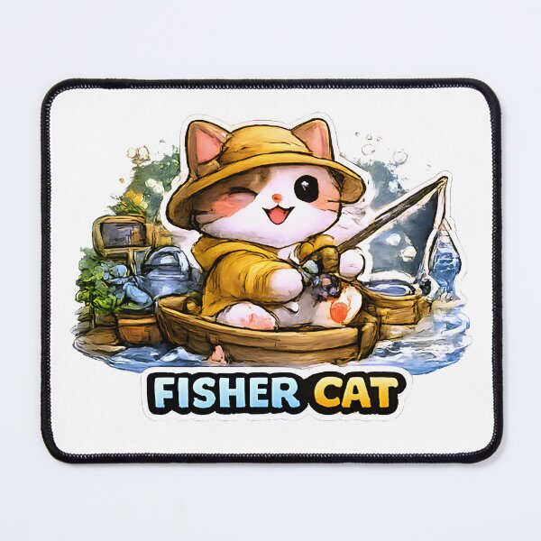 Item preview, Kawaii Cute Fisher Cat designed and sold by VictorySticker.